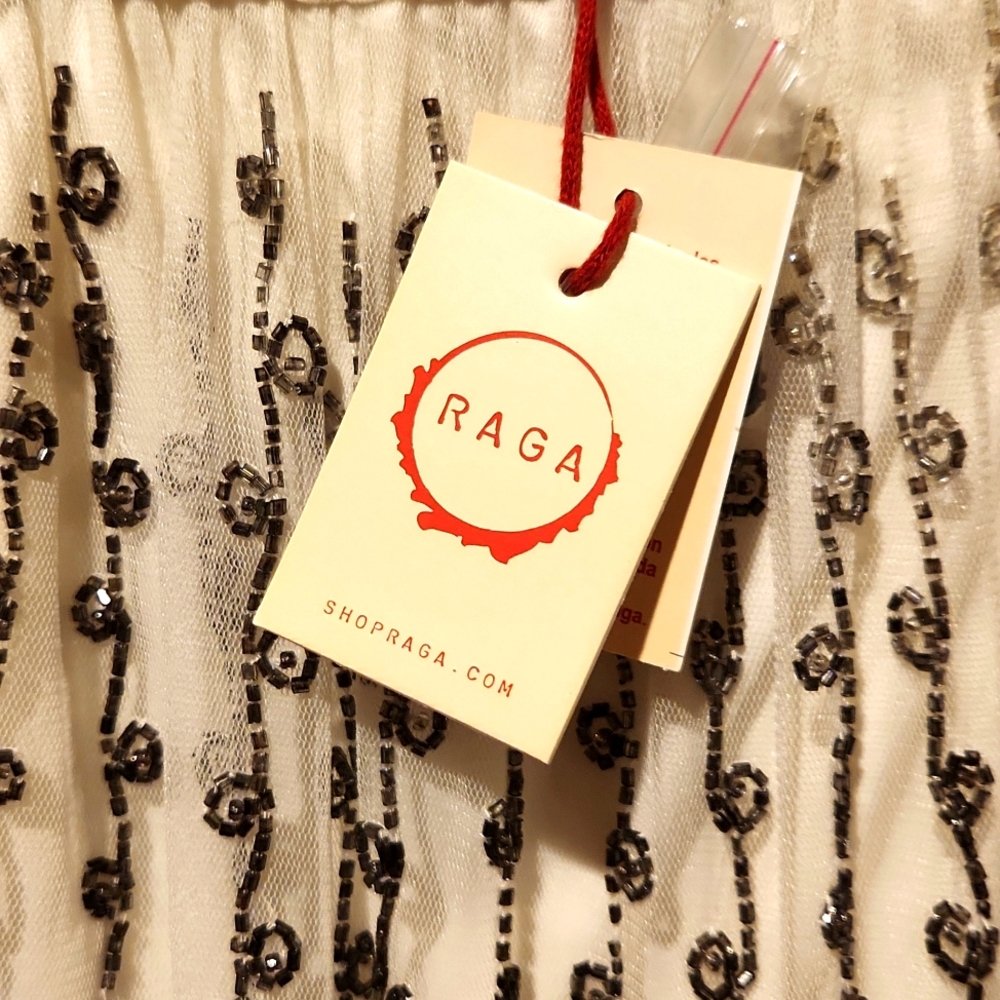 ❤️ NWT! RAGA BEADED MINI SKIRT, XS - Picture 4 of 10
